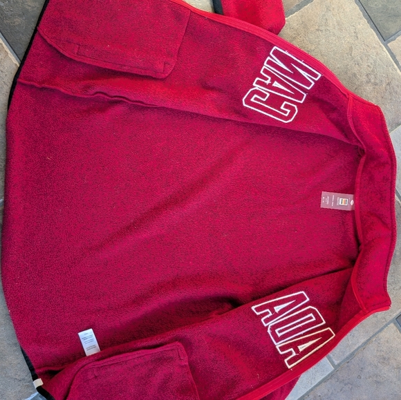 Hudson’s Bay Team Canada Olympic Zip Jacket Women’s M Red Official Outfitter HBC - Picture 6 of 13